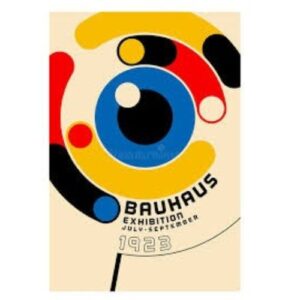 Afiche decorativo BAUHAUS 100 CMS X 70 CMS